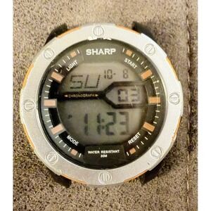 Sharp Digital Watch SHP201 No Band Tested And Works